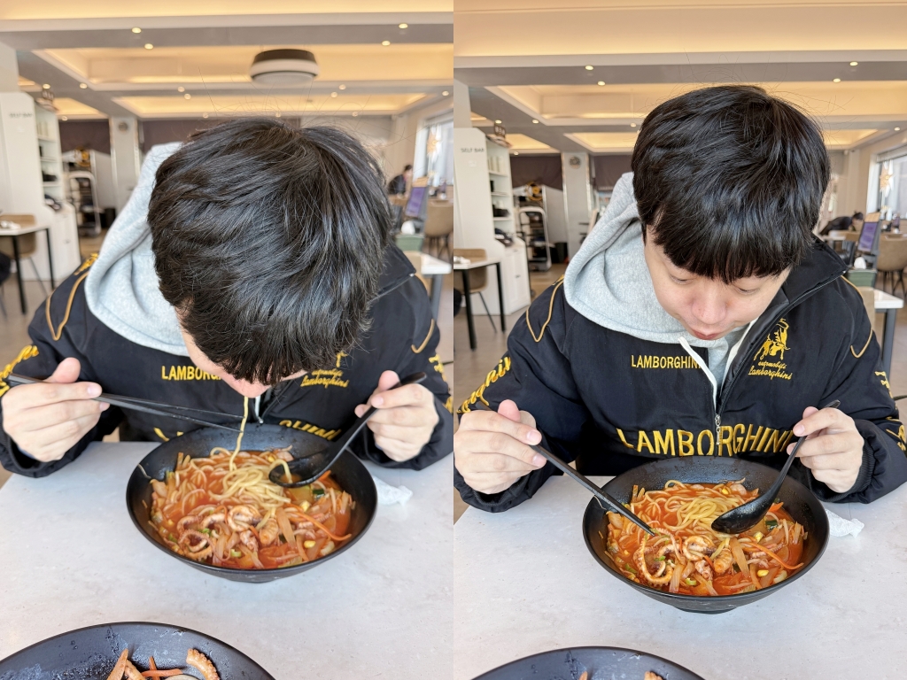 【釜山美食推薦】「太宗台海鮮辣湯麵태종대짬뽕」海鮮炒碼麵鮮辣爽口，讓人一口接一口停不下來!