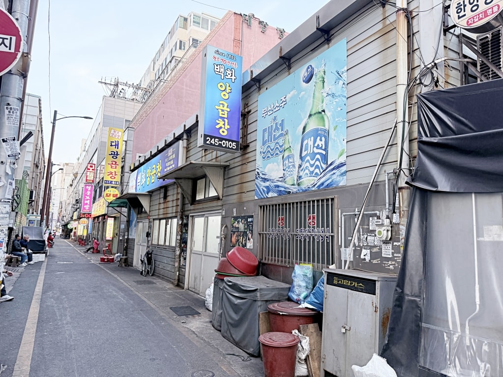 【釜山美食推薦】「大光烤腸대광곱창」南浦洞烤腸一條街，內臟控狂喜全程姨母代烤!