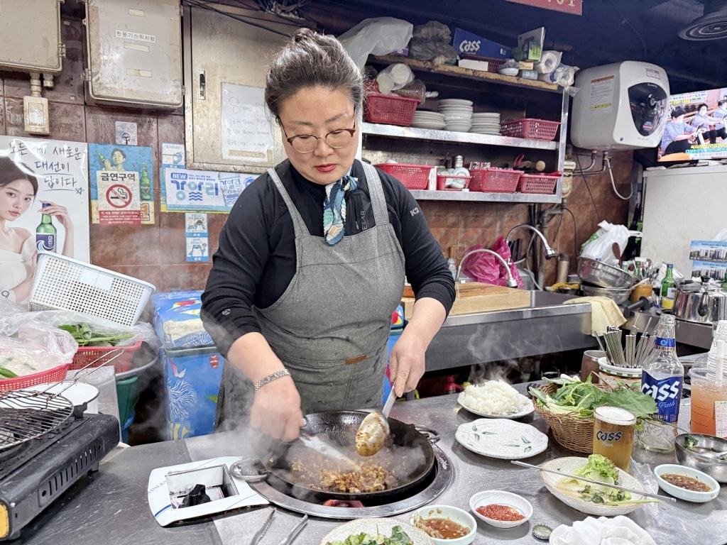【釜山美食推薦】「大光烤腸대광곱창」南浦洞烤腸一條街，內臟控狂喜全程姨母代烤!