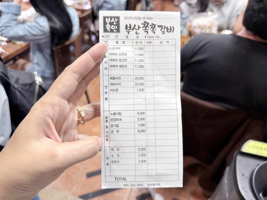 【釜山美食推薦】「釜山烤肋排부산쪽쪽갈비」西面站必吃排隊美食,純木炭烘烤香氣十足超美味! - 第6張圖 【釜山美食推薦】「釜山烤肋排부산쪽쪽갈비」西面站必吃排隊美食,純木炭烘烤香氣十足超美味!