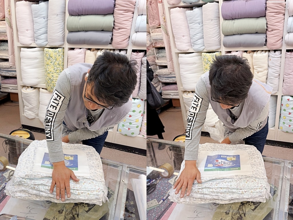 【釜山買棉被推薦】「京信寢具」優質服務中文溝通無障礙，專業真空包裝還能直接寄回台灣!